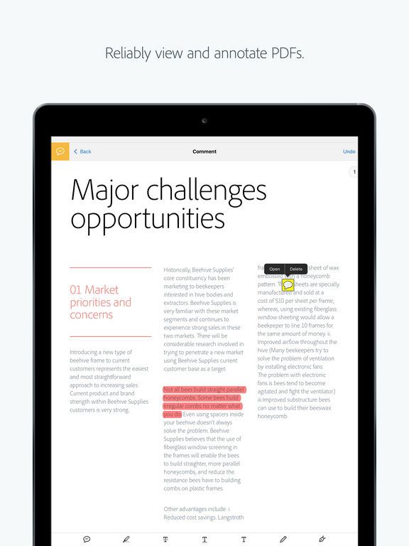 Adobe Acrobat Reader Screenshot
